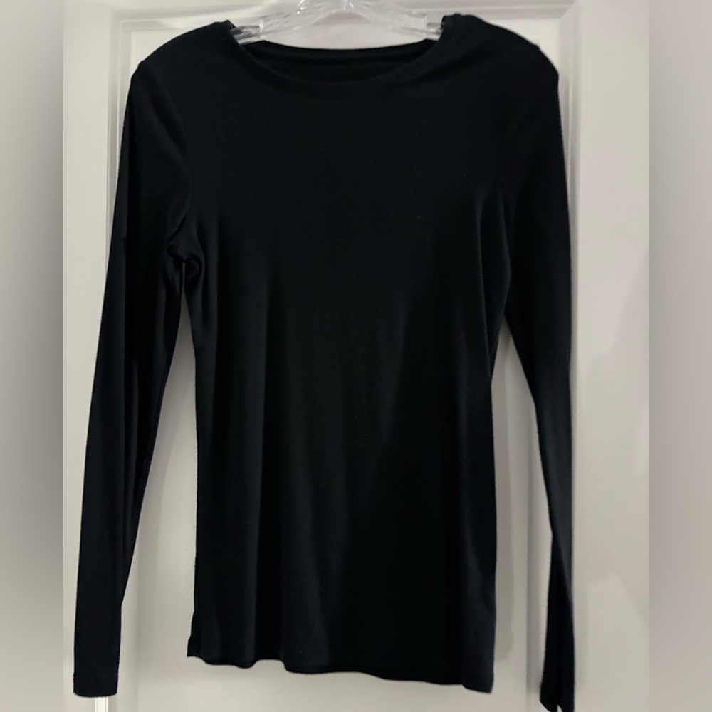 a new day Black Long Sleeve Top